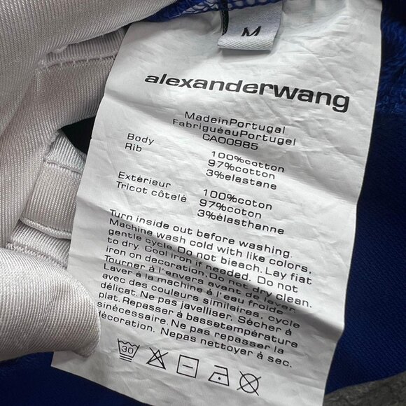 Alexander Wang Blue Women's Long-Sleeved Top - Picture 7 of 9